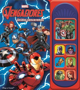 LIBRO MUSICAL 7 BOTONES LOS VENGADORES LSD