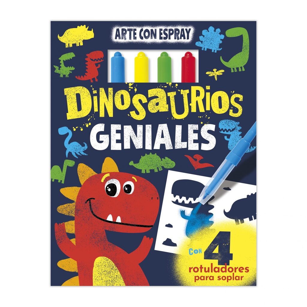 ARTE CON SPRAY - DINOSAURIOS GENIALES