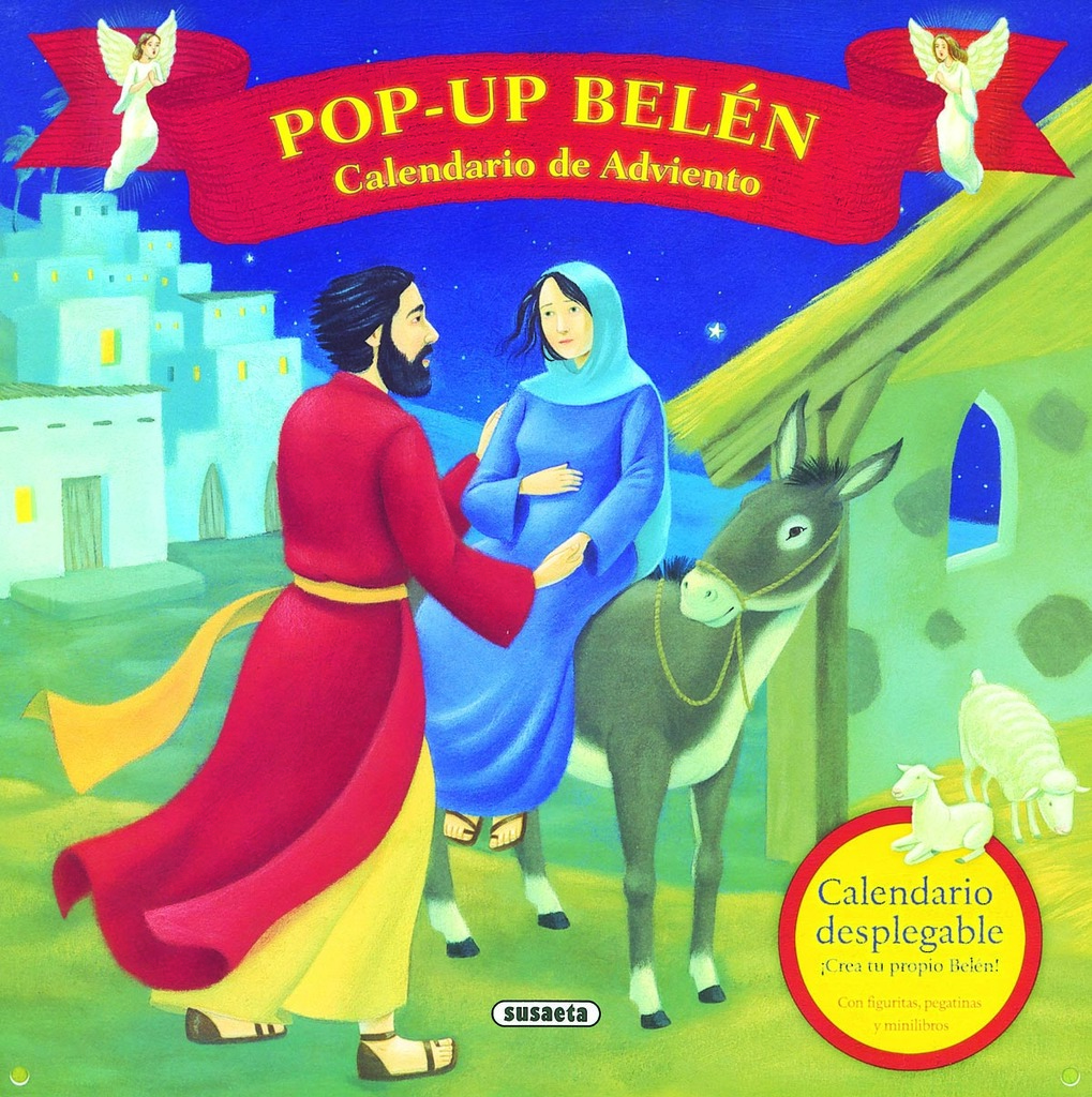 Calendario de adviento pop-up - Belén