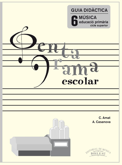 Pentagrama Escolar 6 - Guia Didàctica