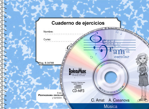 Pentagrama Escolar 3 - CD + Quadern d'exercicis