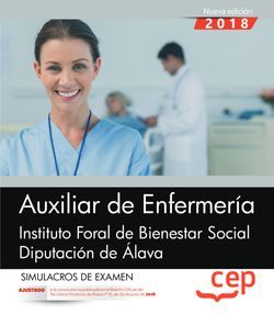 Auxiliar de Enfermería. Instituto Foral de Bienestar Social. Diputación de Álava. Simulacros de examen