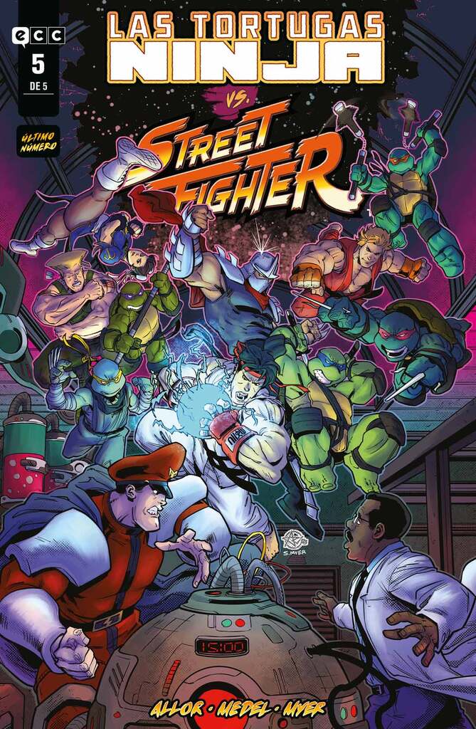 Las Tortugas Ninja vs. Street Fighter núm. 5 de 5