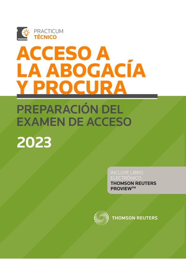 Acceso a la Abogacía y Procura. Preparación del examen de acceso 2023 (Papel + e-book) Acceso a la Abogacía y Procura. Preparación del examen de acceso 2023 (Papel + e-book)