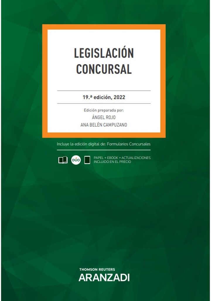 Legislación Concursal (Papel + e-book)