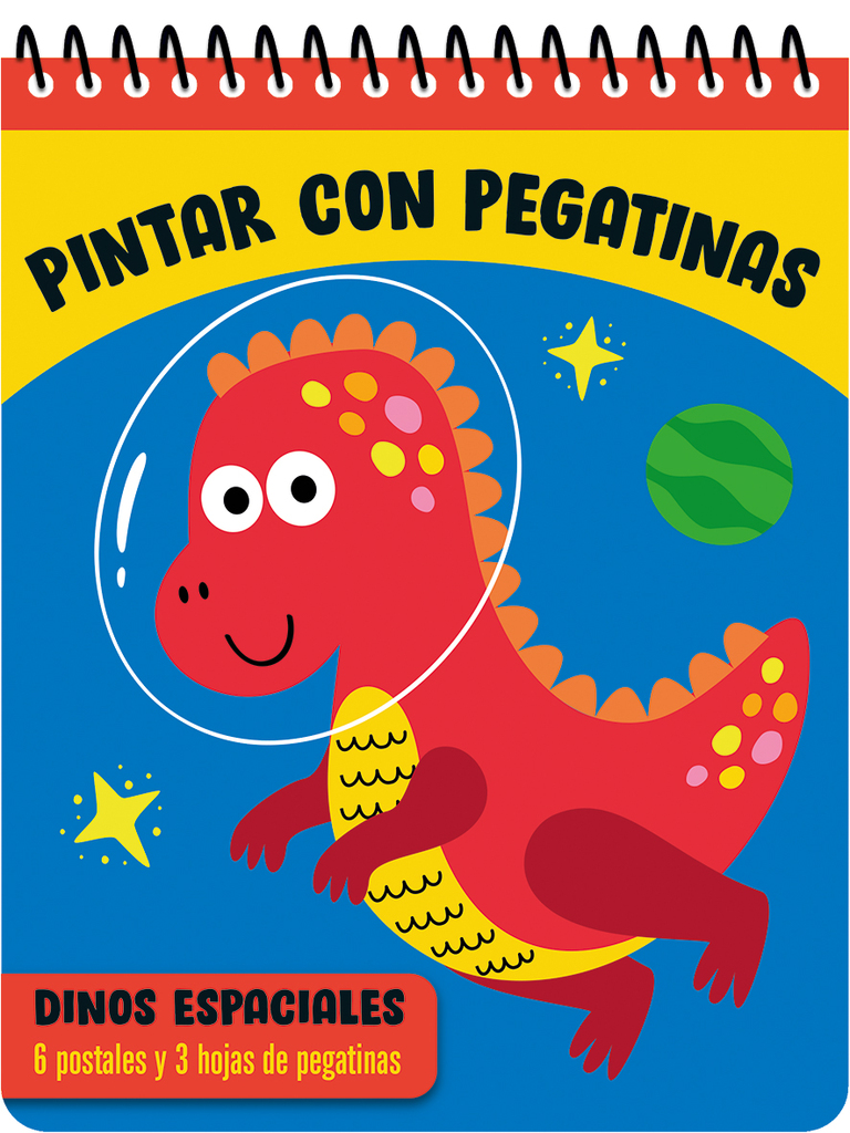 PINTAR CON PEGATINAS - De acampada