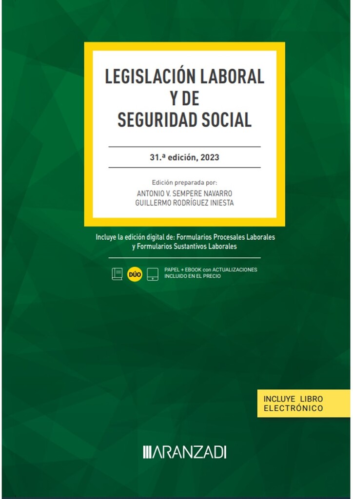 Legislación Laboral y de Seguridad Social (Papel + e-book)
