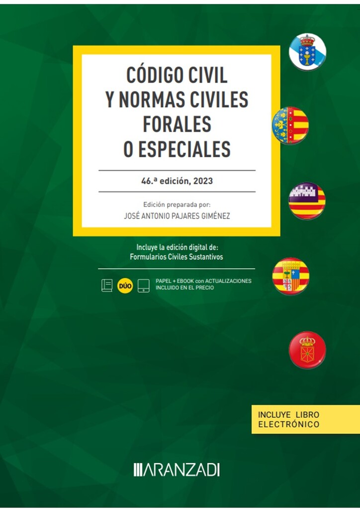 Código Civil y normas civiles forales o especiales (Papel + e-book)