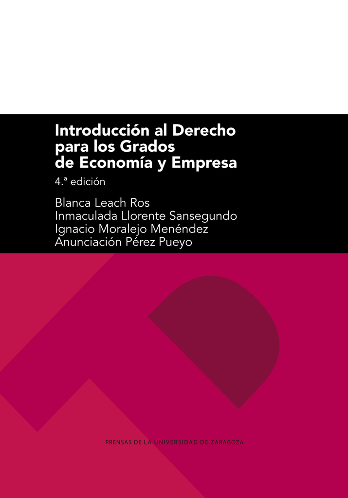 Introducción al Derecho para los Grados de Economía y Empresa