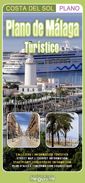 Plano de Málaga. Turístico