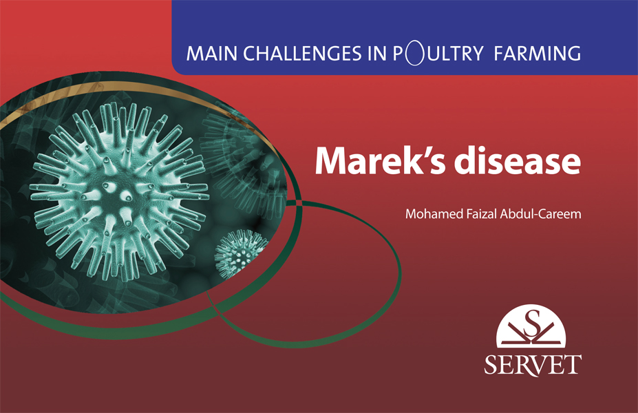 Main challenges in poultry farming.  Marek's disease
