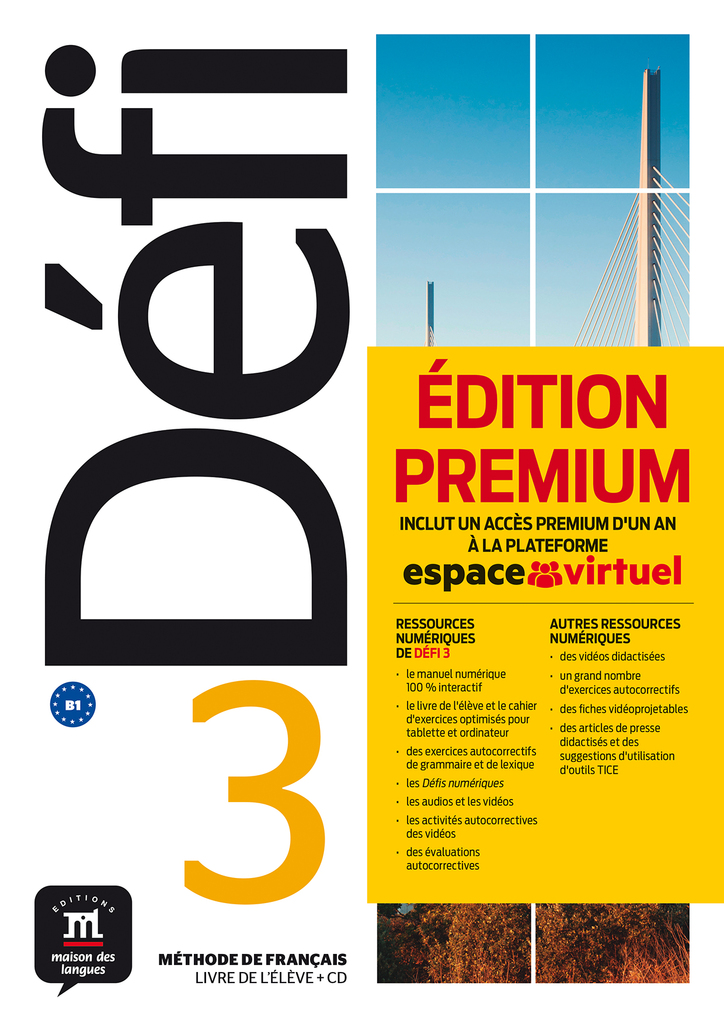 Défi 2 Premium Livre de l´élève + CD