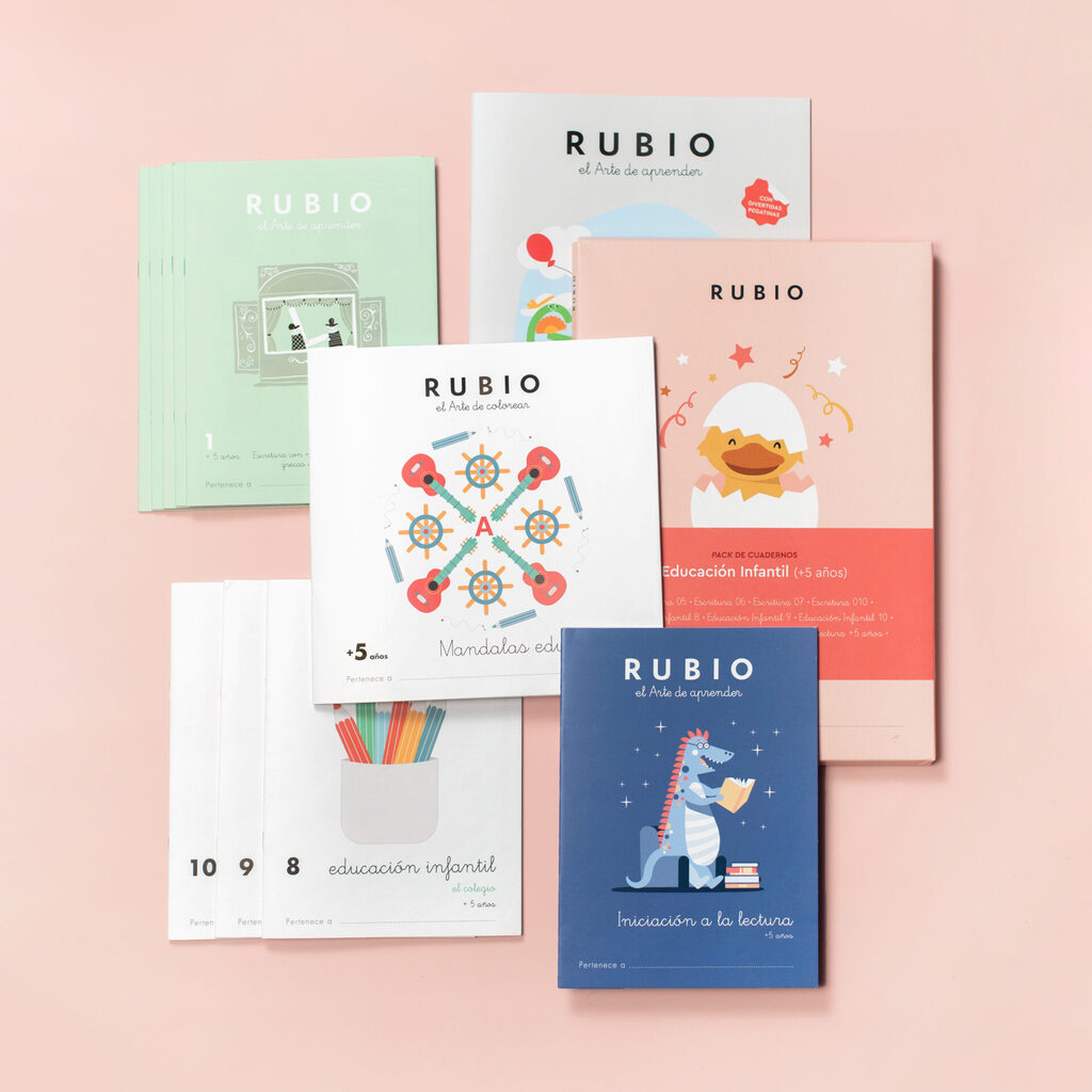 Pack de cuadernos Educación Infantil (+4 años)