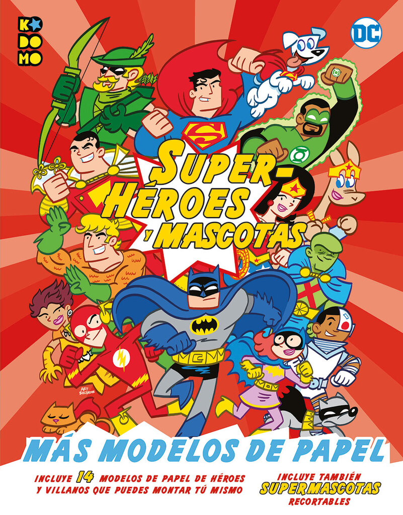 Superhéroes y mascotas: ¡Más modelos de papel!