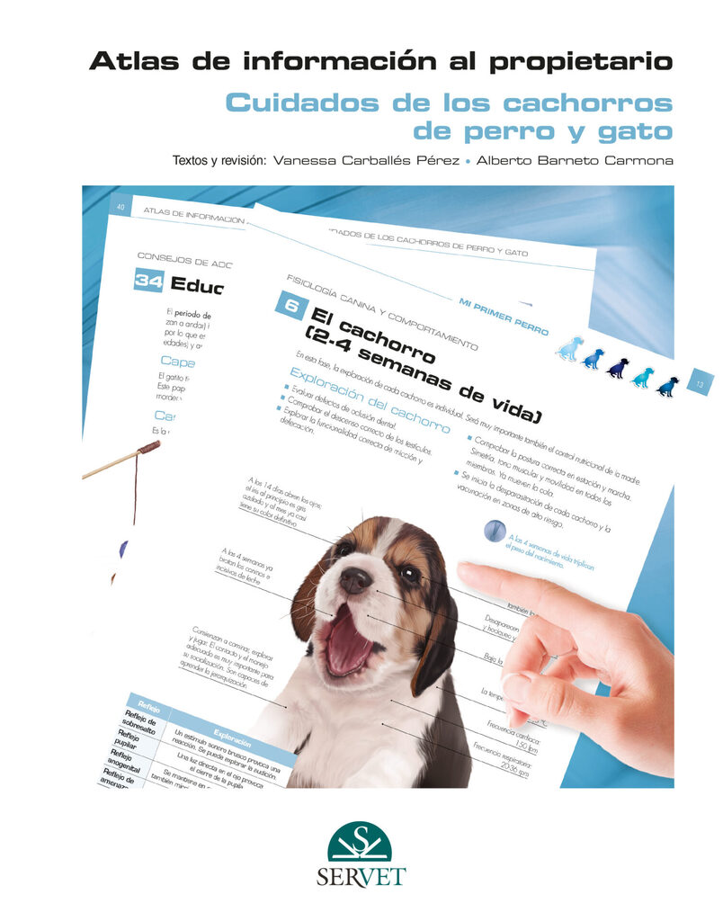 Atlas de Información al Propietario. Cuidados de los cachorros de perro y gato Atlas de Información al Propietario. Cuidados de los cachorros de perro y gato
