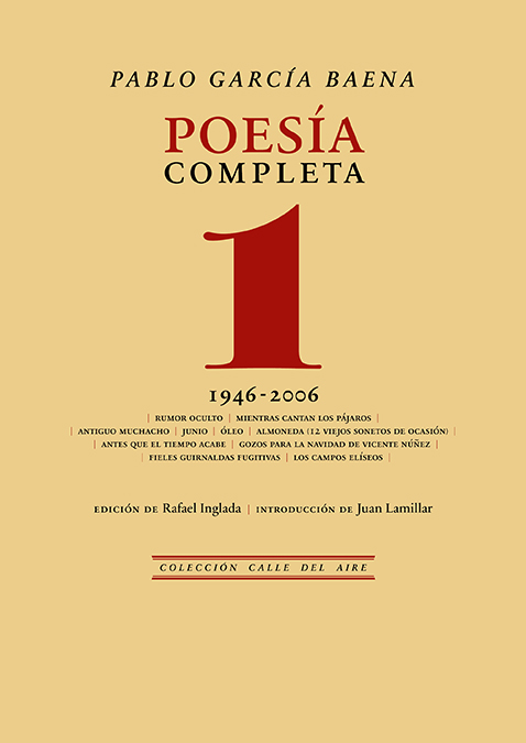 Poesía completa, 2