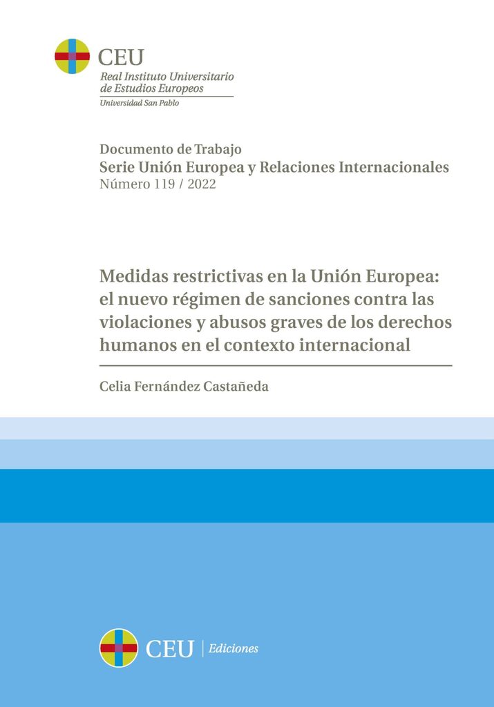 Medidas restrictivas en la Unión Europea: el nuevo régimen de sanciones contra las violaciones y abusos graves de los derechos humanos en el contexto internacional