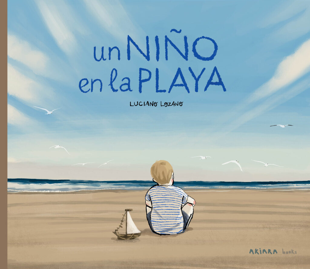 Un nen a la platja