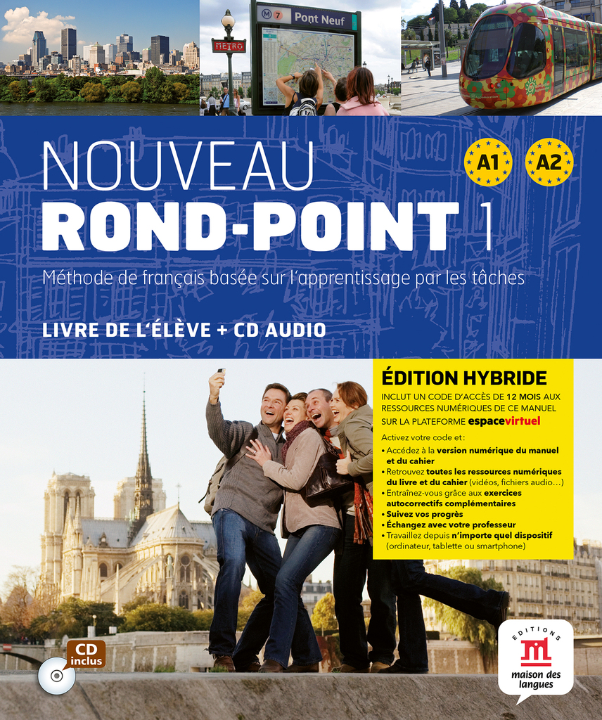 Nouveau Rond-Point 2 Éd. hybride L. élève