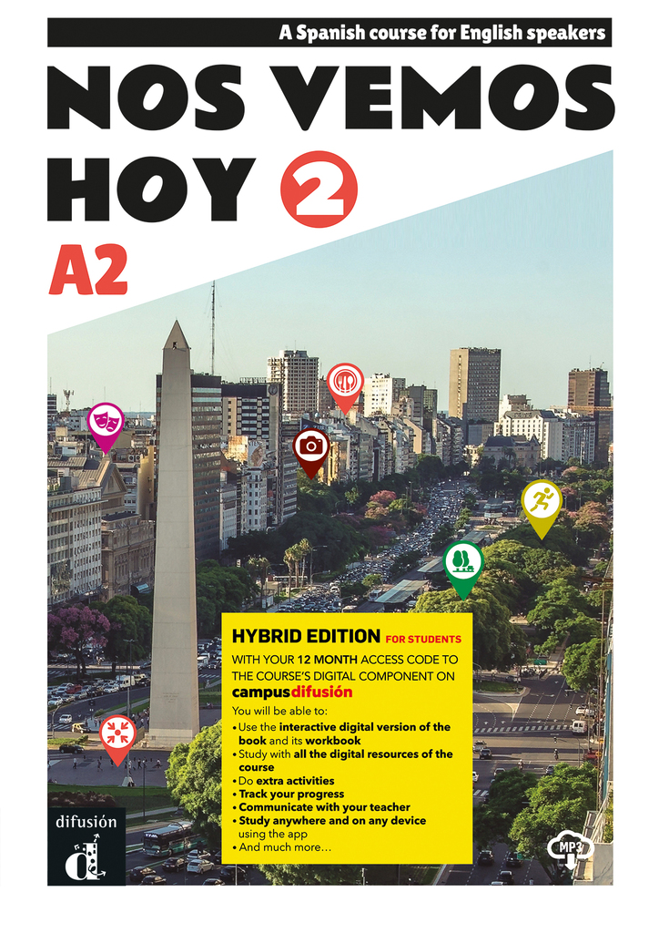 Nos vemos Hoy 2- Edición Híbrida - Spanish course for English speakers
