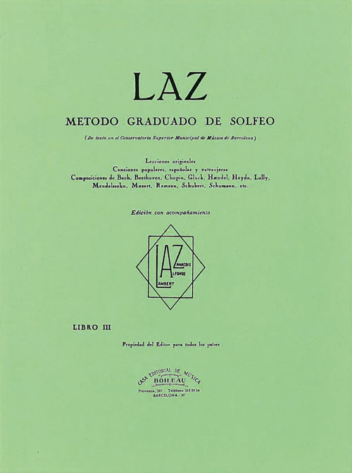 LAZ con acompañamiento - Libro IV