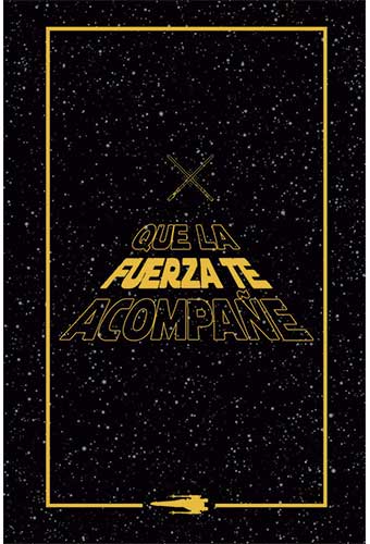 Bloc de Notas Star Wars - Que la Fuerza te acompañe