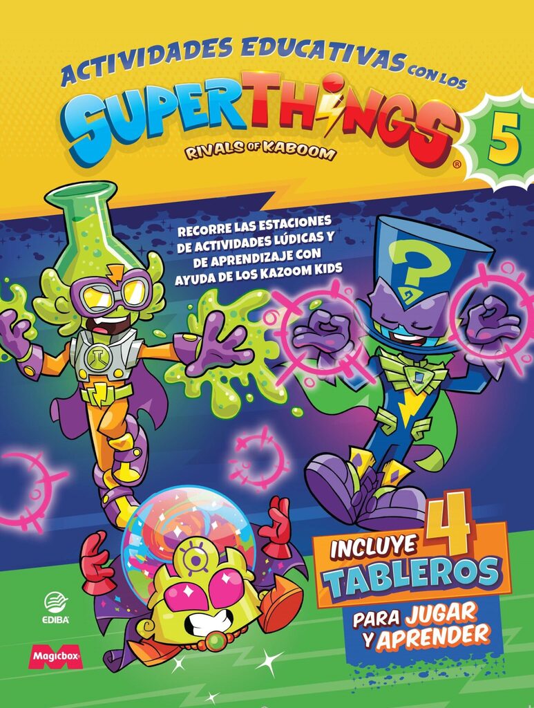 Libro de Stickers Superthings Neon Power - España