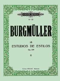 18 Estudios de estilos, op. 109
