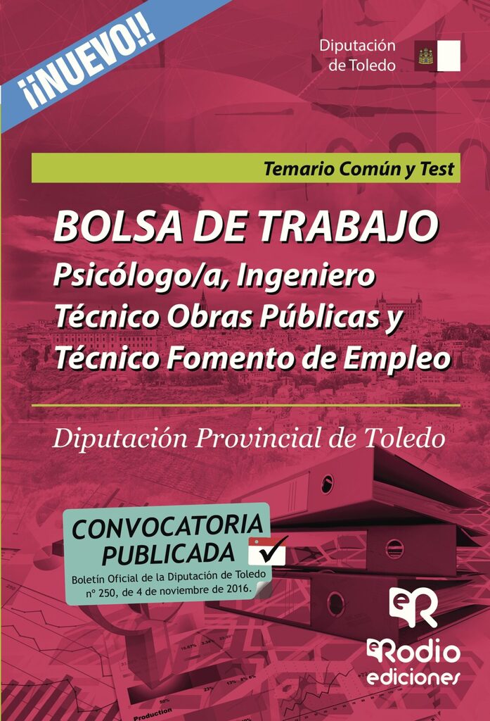 Bolsa de trabajo. Psicólogo a, Ingeniero Técnico Obras Públicas y Técnico Fomento Empleo