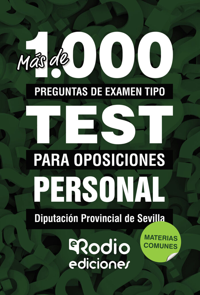 Personal Diputación Provincial de Sevilla. Materias Comunes