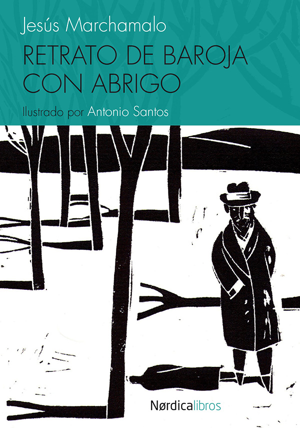 Retrato de Baroja con abrigo