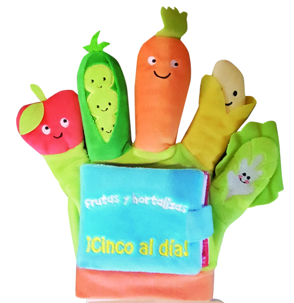 LLIBRE GUANT FRUITES I VERDURES: CINC AL DIA!