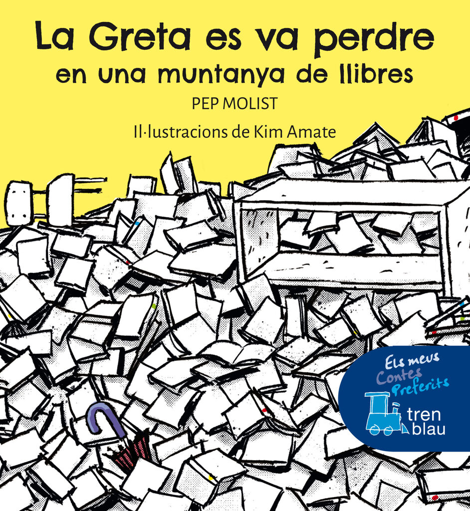 LA GRETA ES VA PERDRE EN UNA MUNTANYA DE LLIBRES