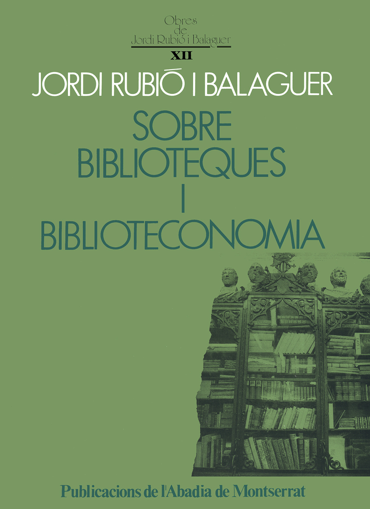 Sobre biblioteques i biblioteconomia