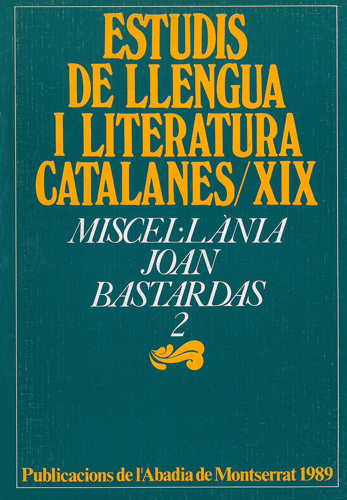 Miscel·lània Joan Bastardas, 2
