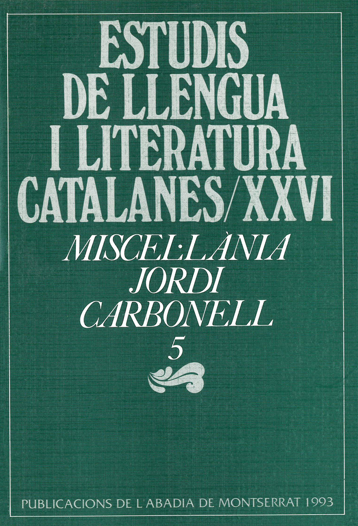 Miscel·lània Jordi Carbonell, 5