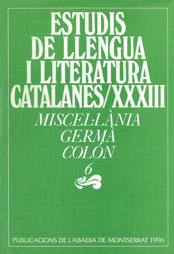 Miscel·lània Germà Colón, 6