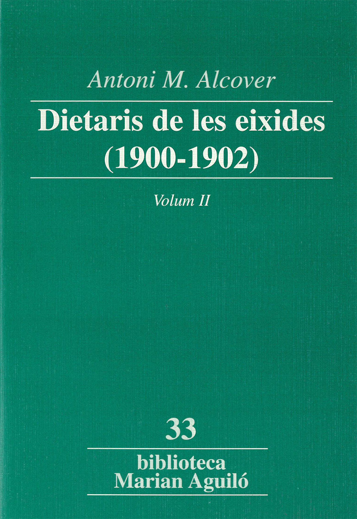 Dietari de les eixides (1900-1902). Volum 2