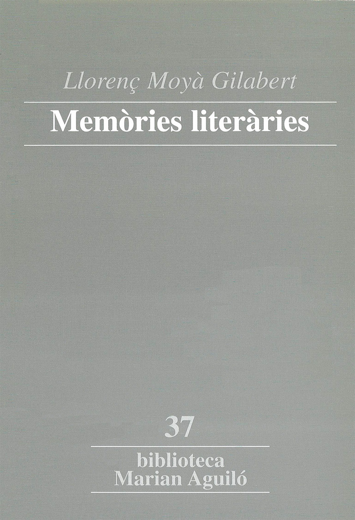 Memòries literàries