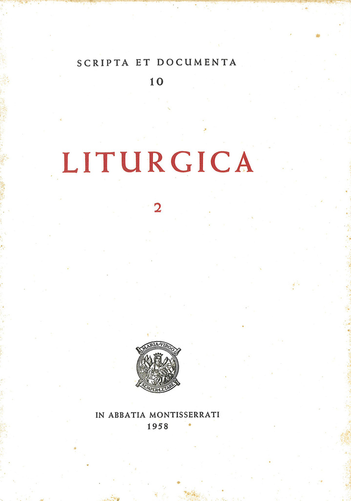 Liturgica 2 Liturgica 2