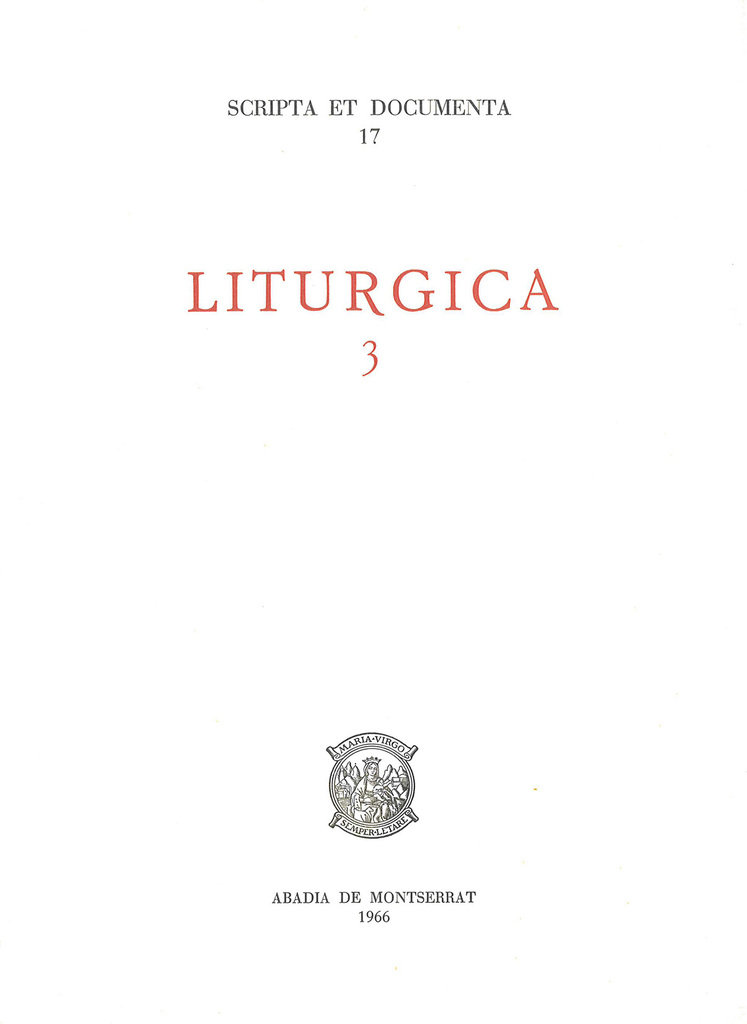 Liturgica 3 Liturgica 3