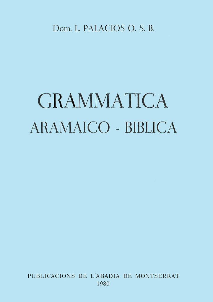Grammatica aramaico-biblica