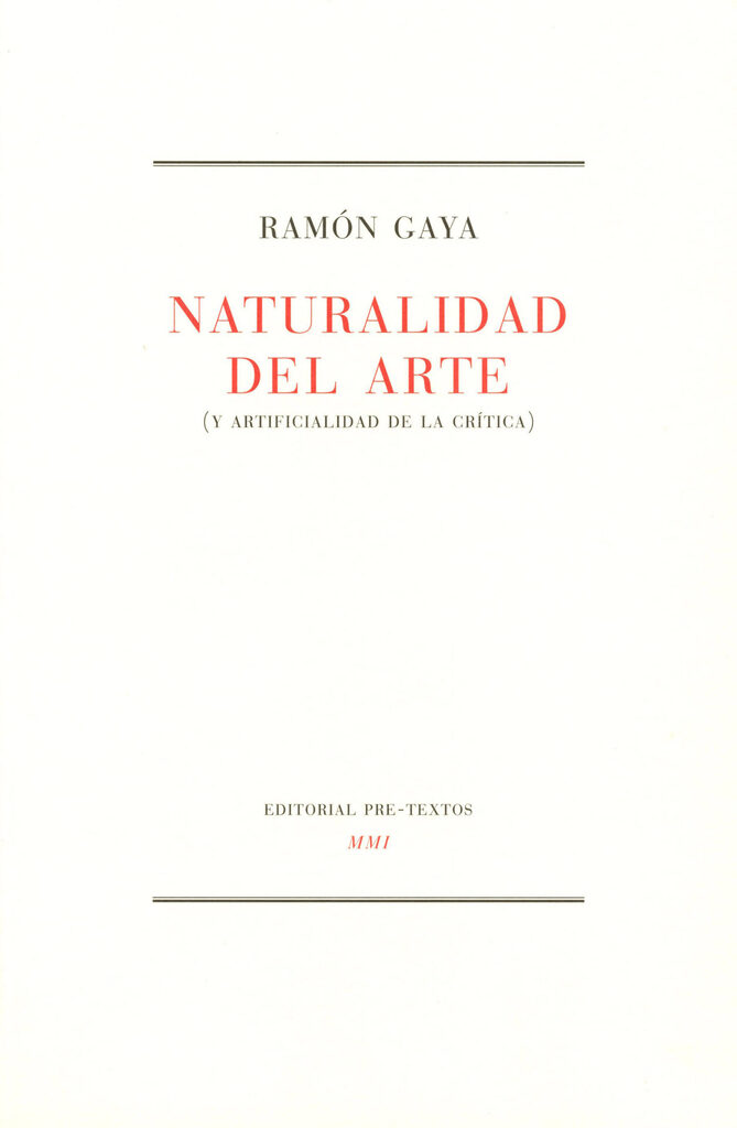 Naturalidad del arte