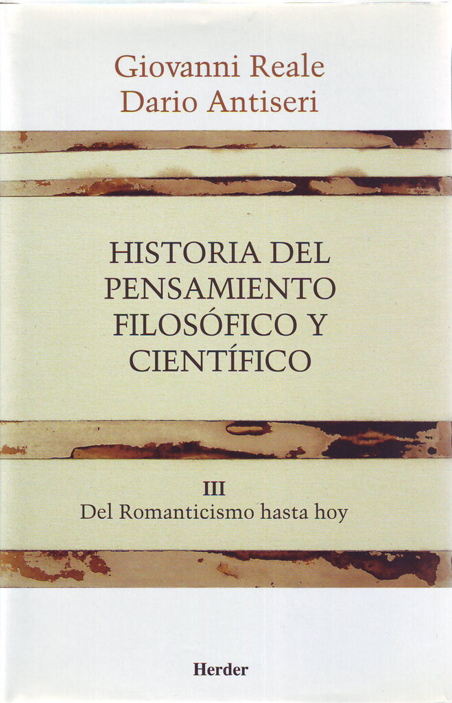 Historia del pensamiento filosófico y científico III Historia del pensamiento filosófico y científico III