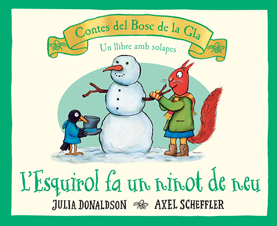 La ardilla y el muñeco de nieve