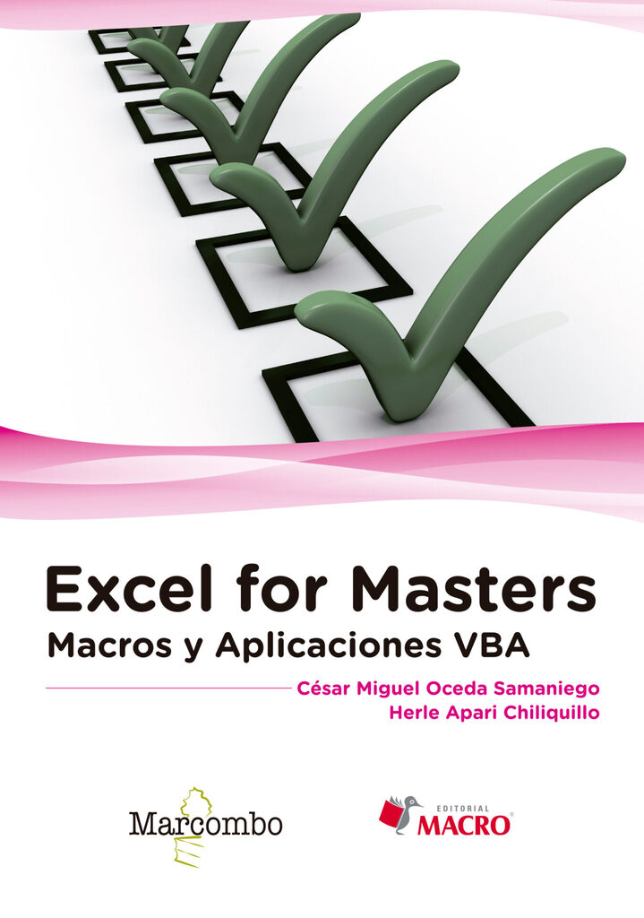 Excel for Masters . Macros y Aplicaciones VBA Excel for Masters . Macros y Aplicaciones VBA