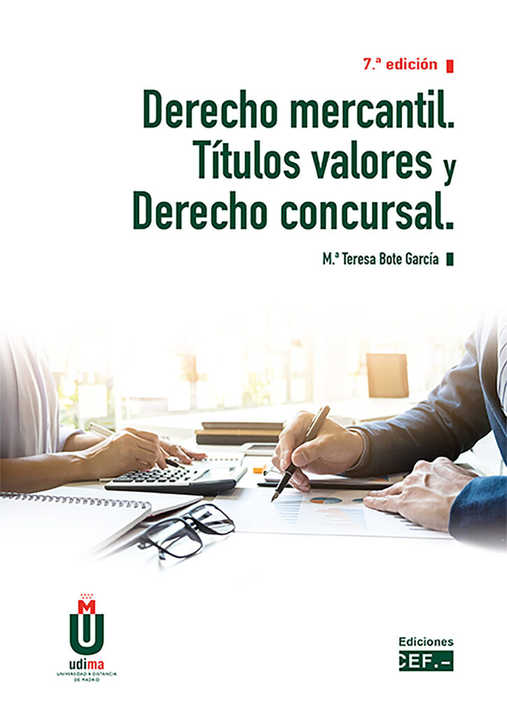 Derecho mercantil. Títulos valores y derecho concursal Derecho mercantil. Títulos valores y derecho concursal