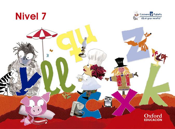 Cocinero y Tableta 5 años. Cuaderno + Cuentos 7