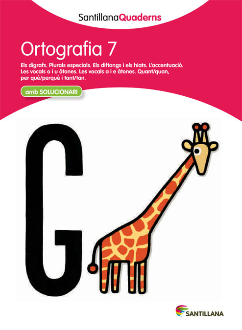 ORTOGRAFÍA 6 SANTILLANAQUADERNS