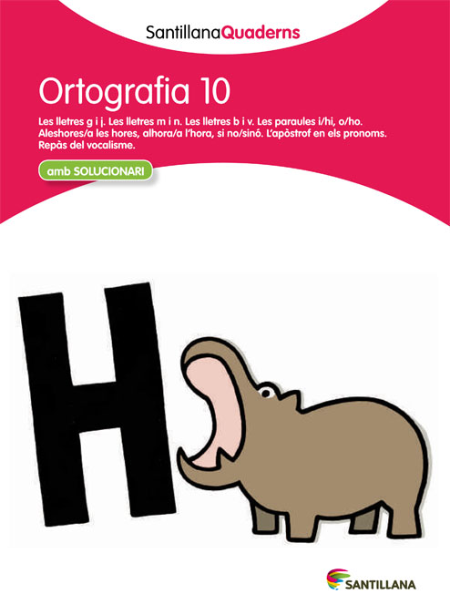 ORTOGRAFIA 9 AMB SOLUCIONARI SANTILLANA QUADERNS